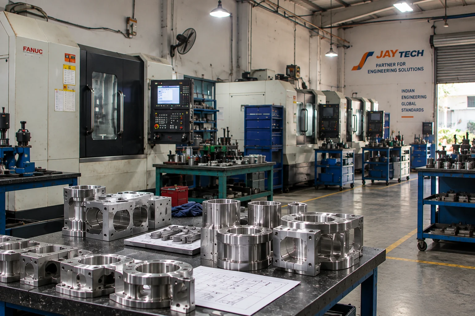 Precision component quality inspection with digital caliper